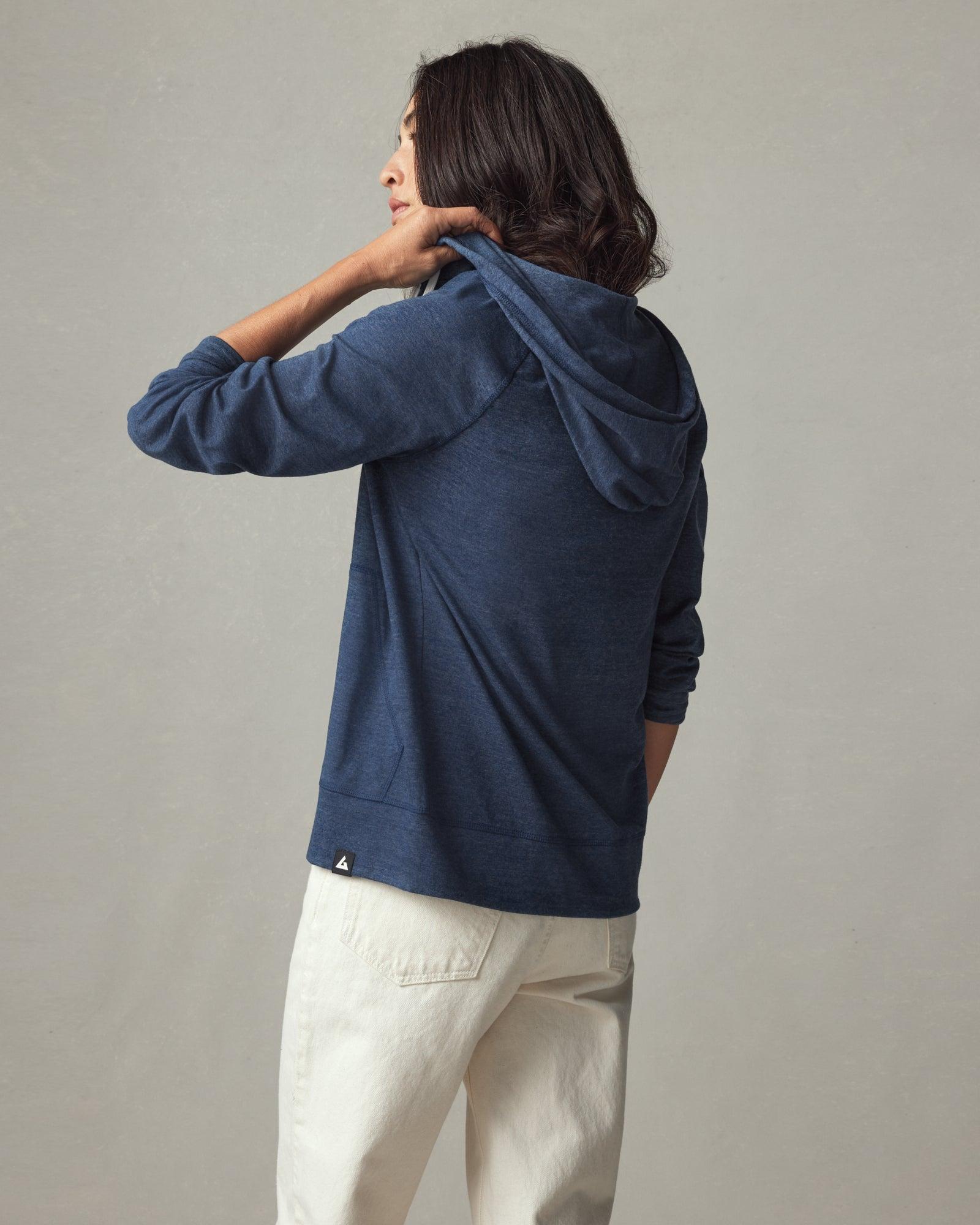 Women's Lightweight Full Zip - Atlantic Blue Heather Female Product Image