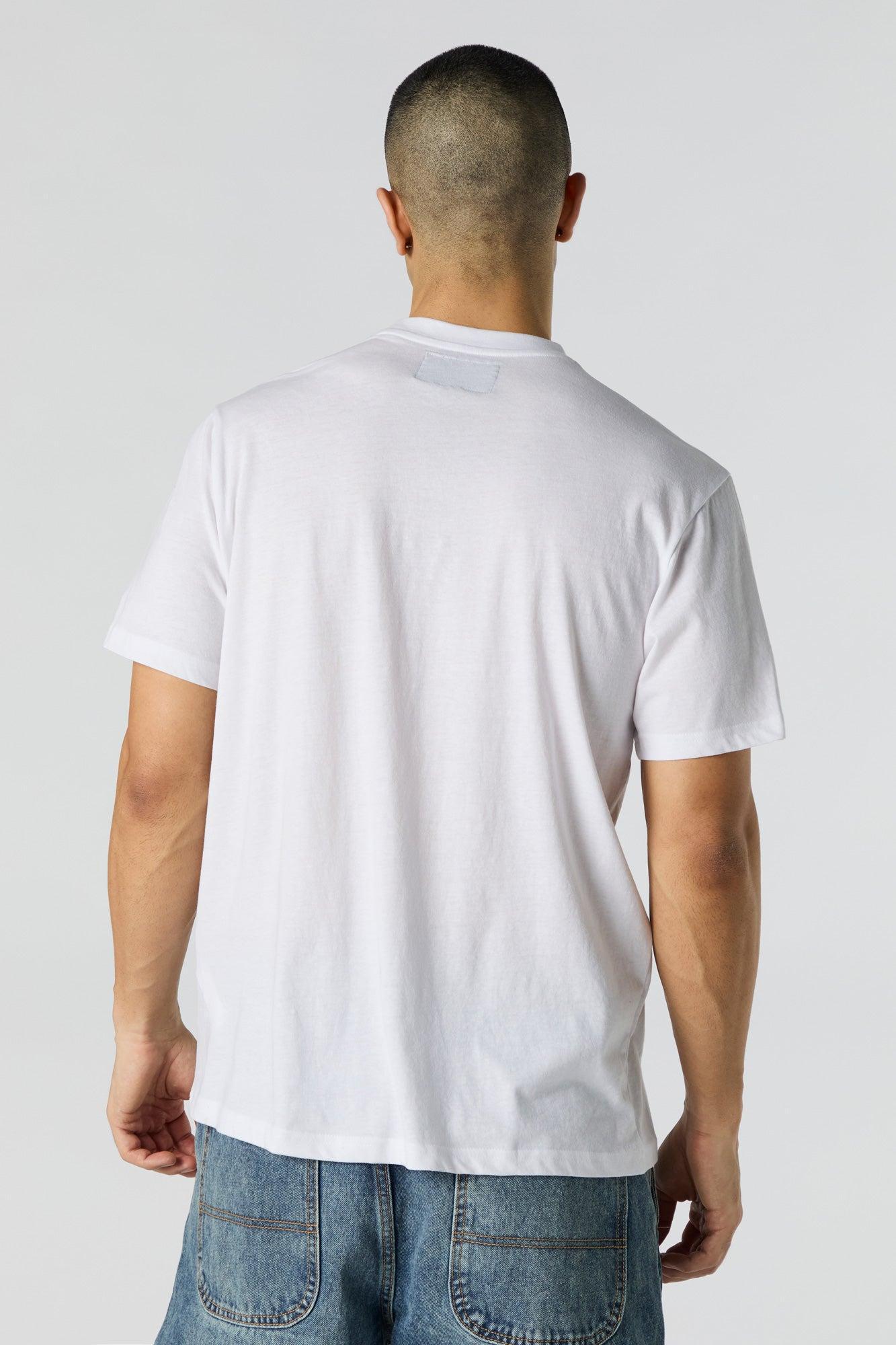 Camo Bear Embroidered T-Shirt Male Product Image