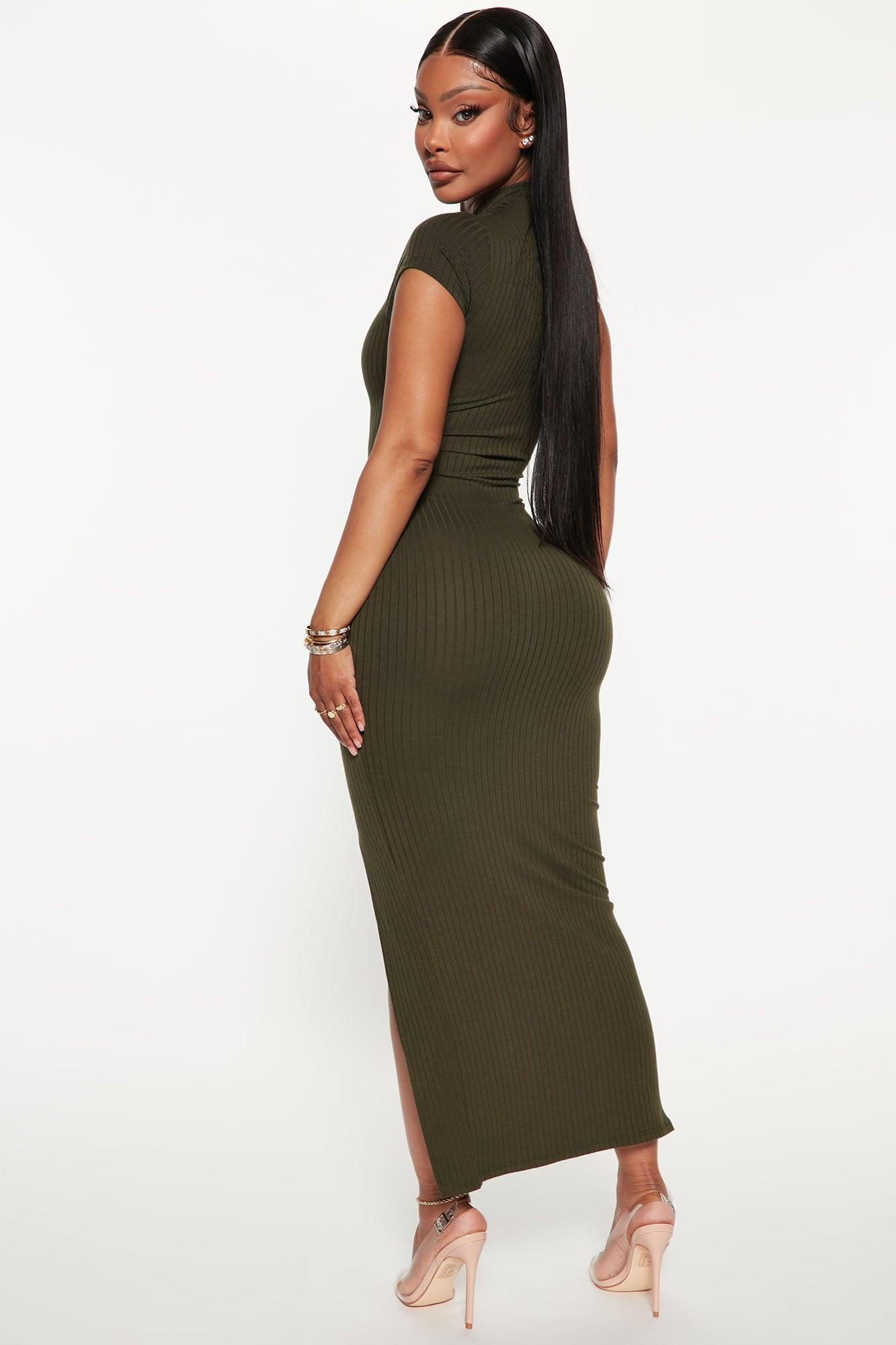 Lacey Maxi Dress - Olive Product Image