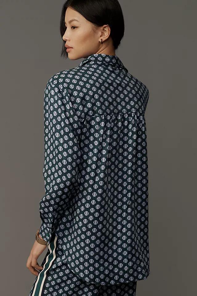 Maeve Silky Shirt Blouse Product Image