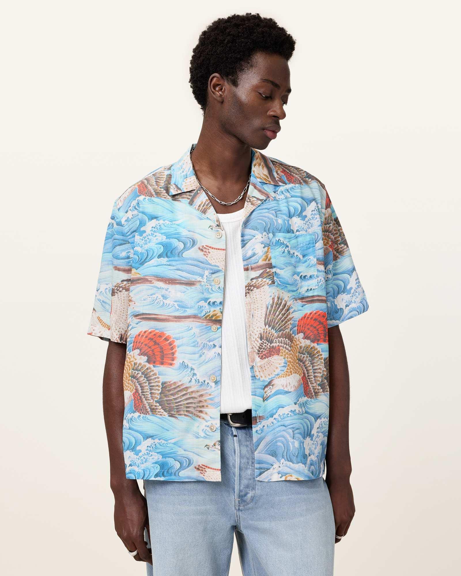Corsican Relaxed Fit Hawaiian Shirt Product Image