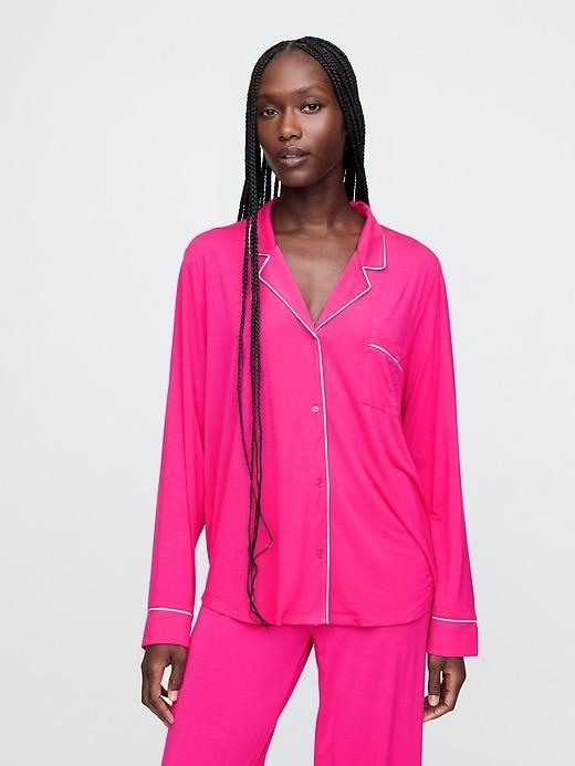 Modal Pajama Shirt Product Image