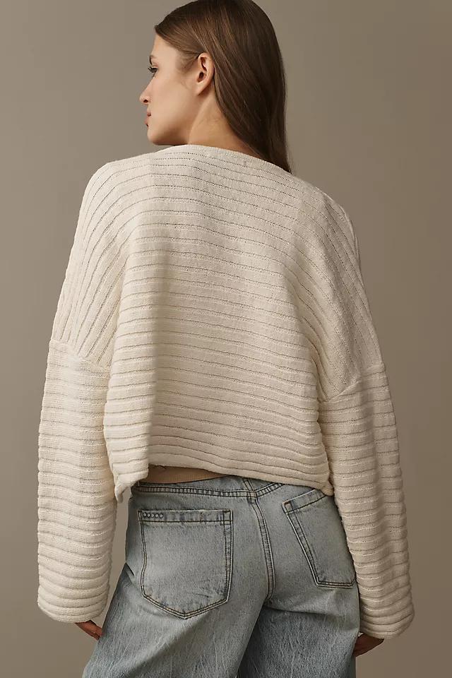 By Anthropologie Ribbed Shrug Product Image
