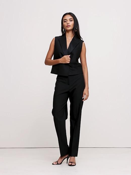 Barathea Italian Wool Tuxedo Vest Product Image