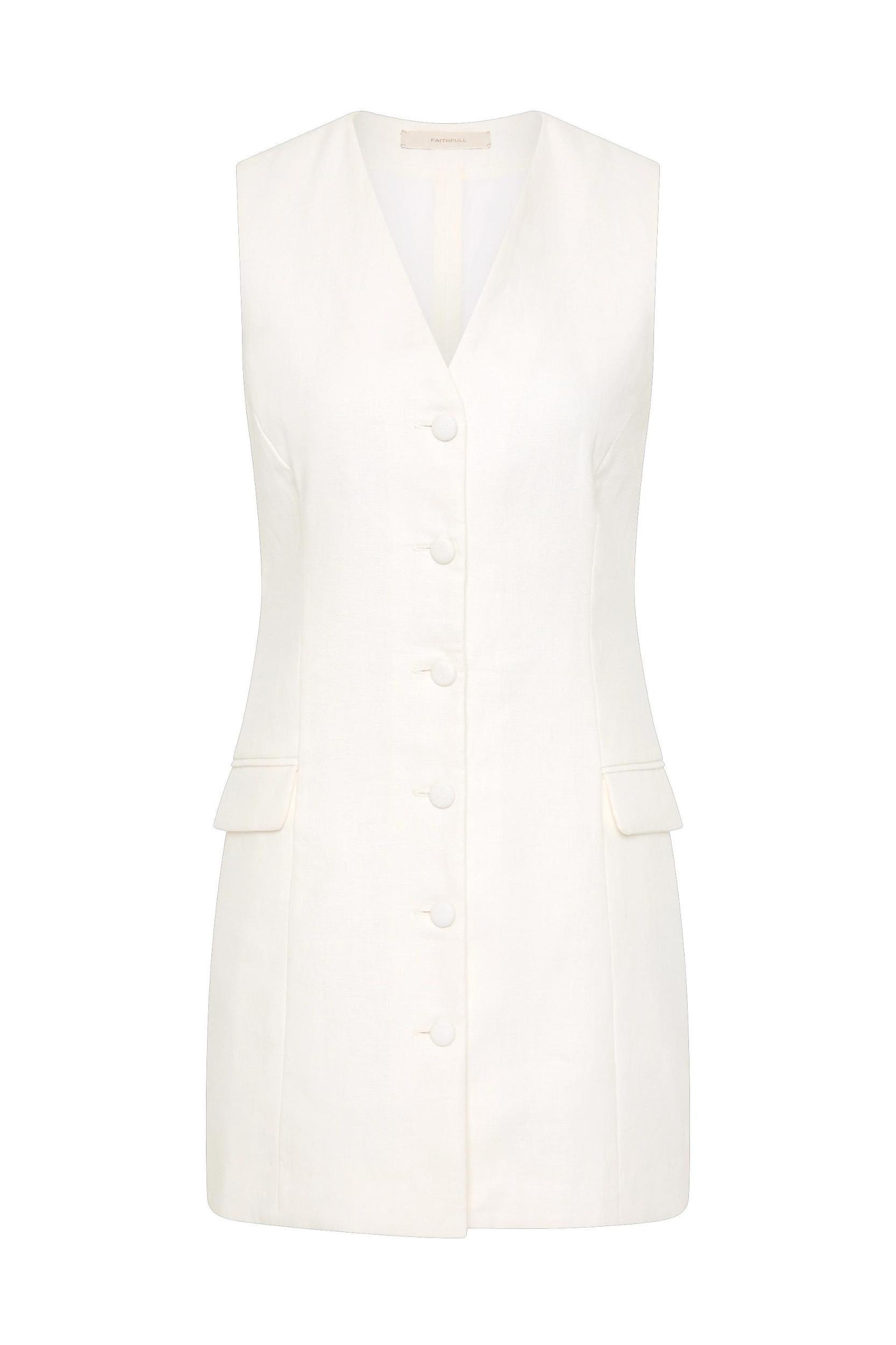 Eloise Mini Dress White Product Image