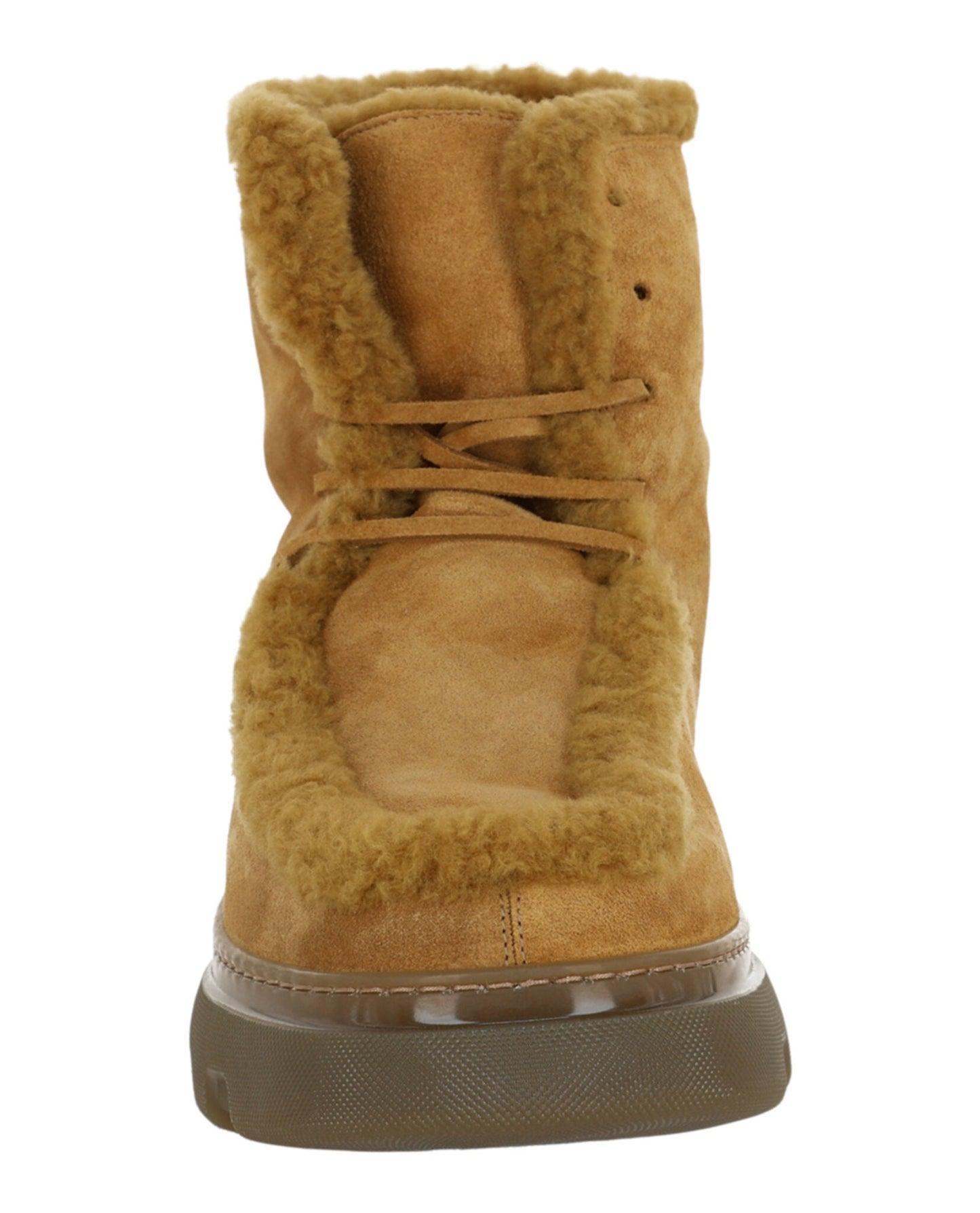 Burberry Creeper Shearling Boots Male Product Image
