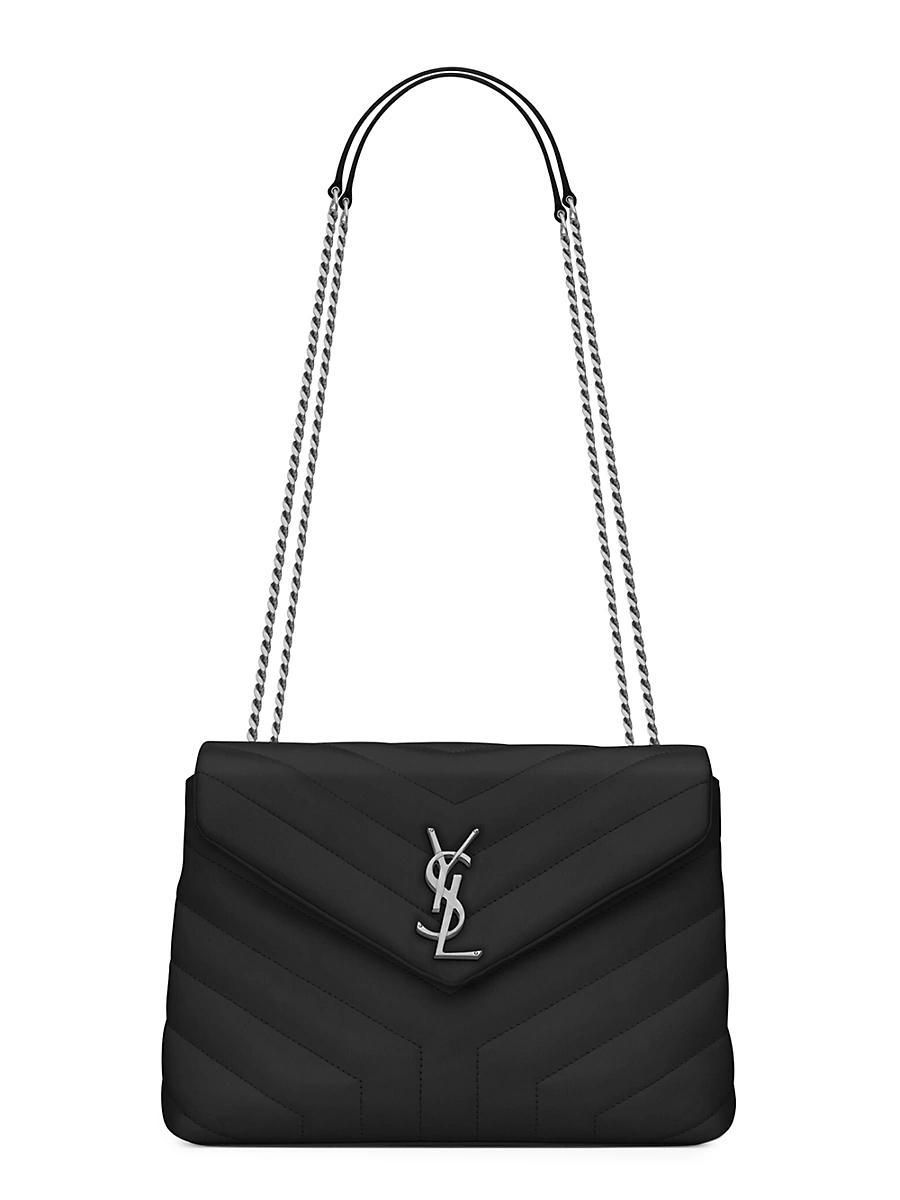 Womens Loulou Small Shoulder Bag in Quilted Leather Product Image