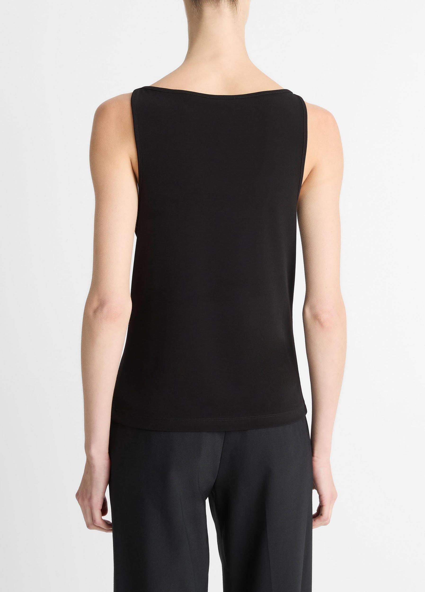Matte Jersey Boat-Neck Tank Product Image