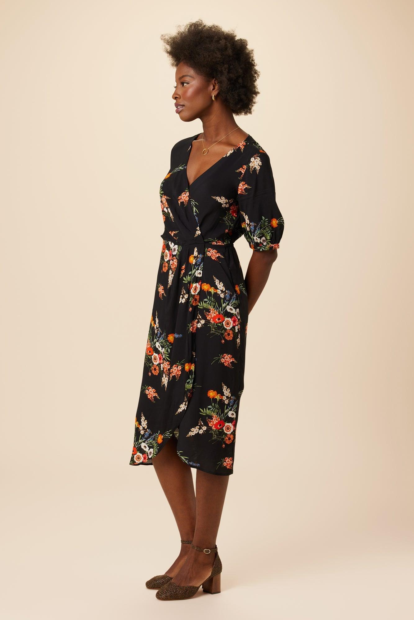 Raina Ecovero Dress - Treviso Orange - ReAmour Product Image