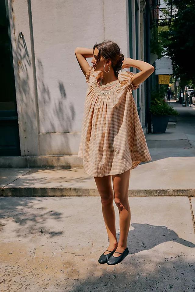 Poet Plaid Mini Dress Product Image