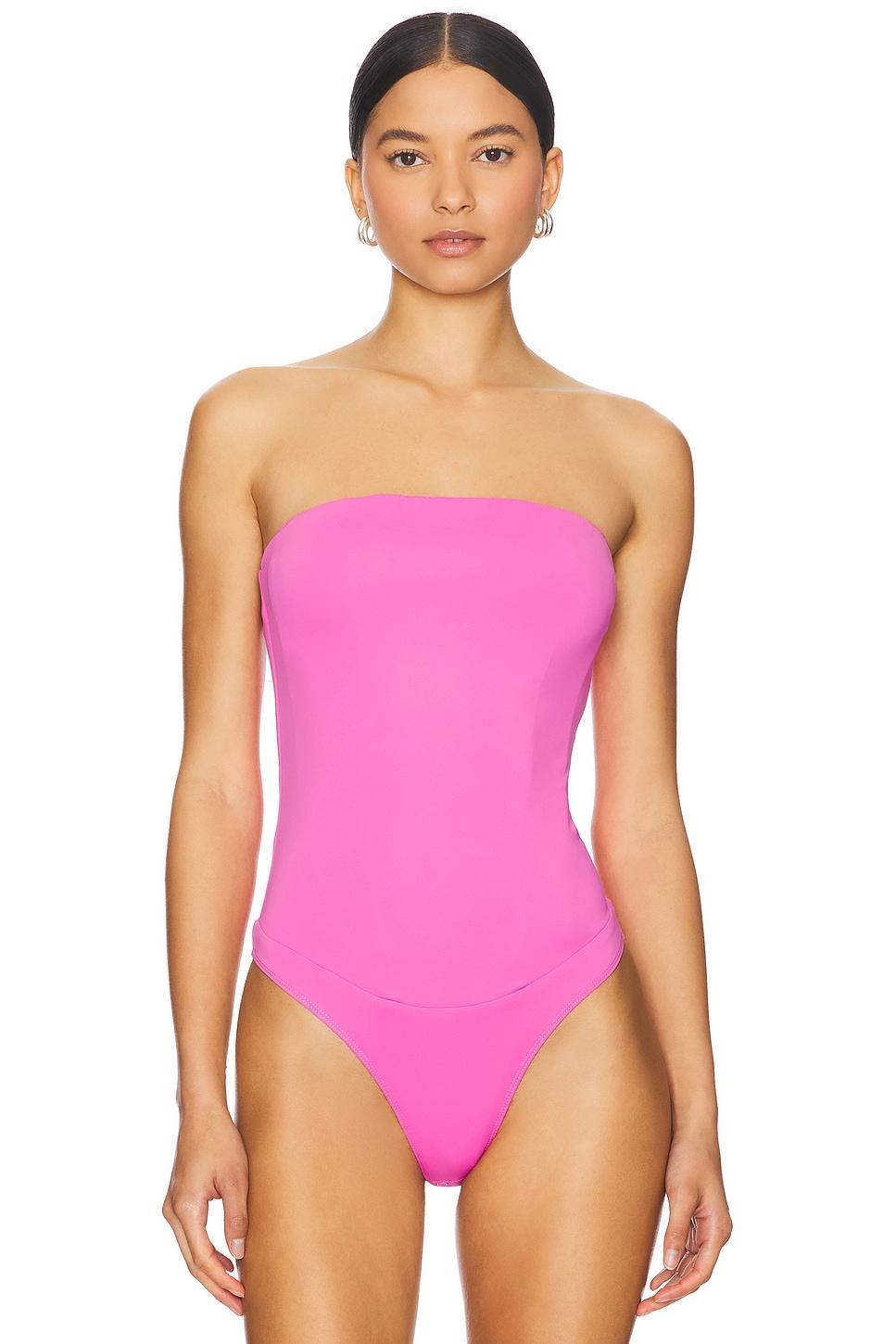 Scuba Corset Strapless Bodysuit Good American Product Image