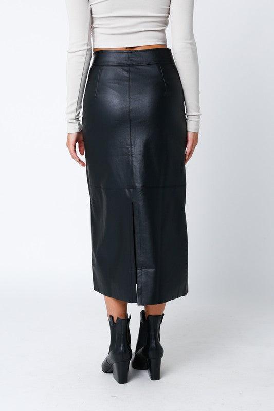 Vegan Midi Skirt Product Image