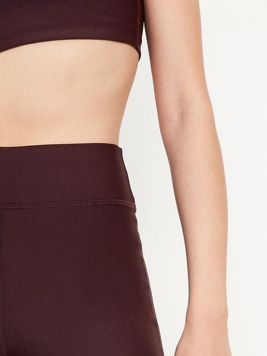 Extra High-Waisted PowerSoft Rib Flare Leggings Product Image