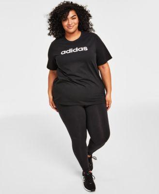 Plus Size adidas Essential Linear High-Waisted Leggings, Womens Product Image