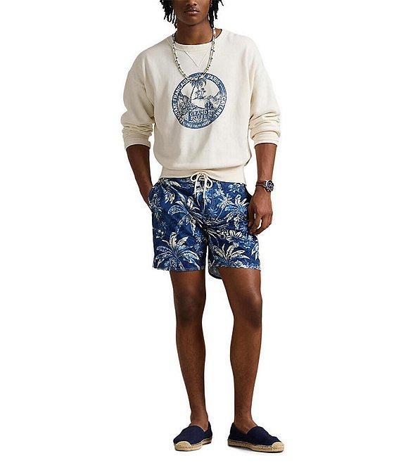 Polo Ralph Lauren Vintage Fit Round Graphic Fleece Sweatshirt Product Image