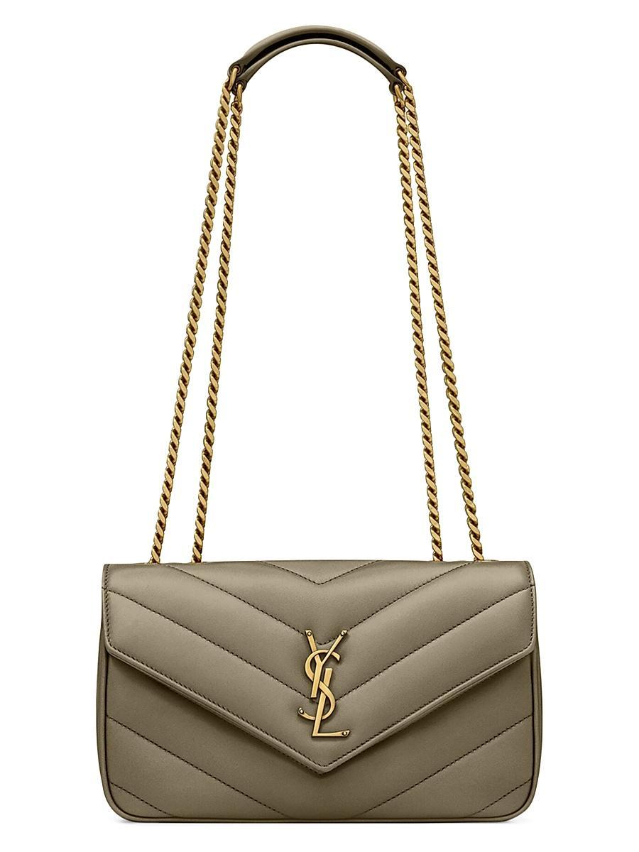 Womens Loulou Small Shoulder Bag in Lambskin Leather Product Image