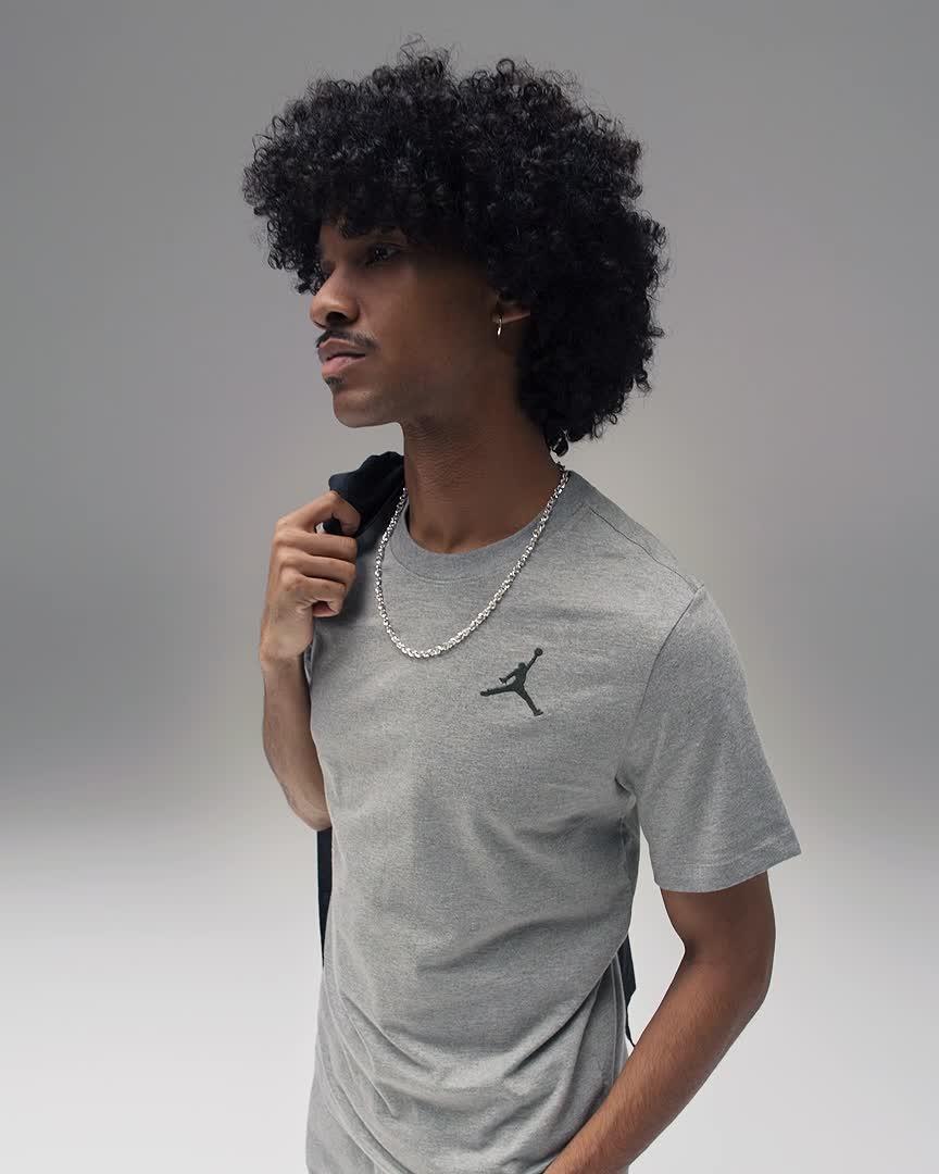 Jordan Mens Jordan Jumpman Embroidered T-Shirt - Mens Product Image