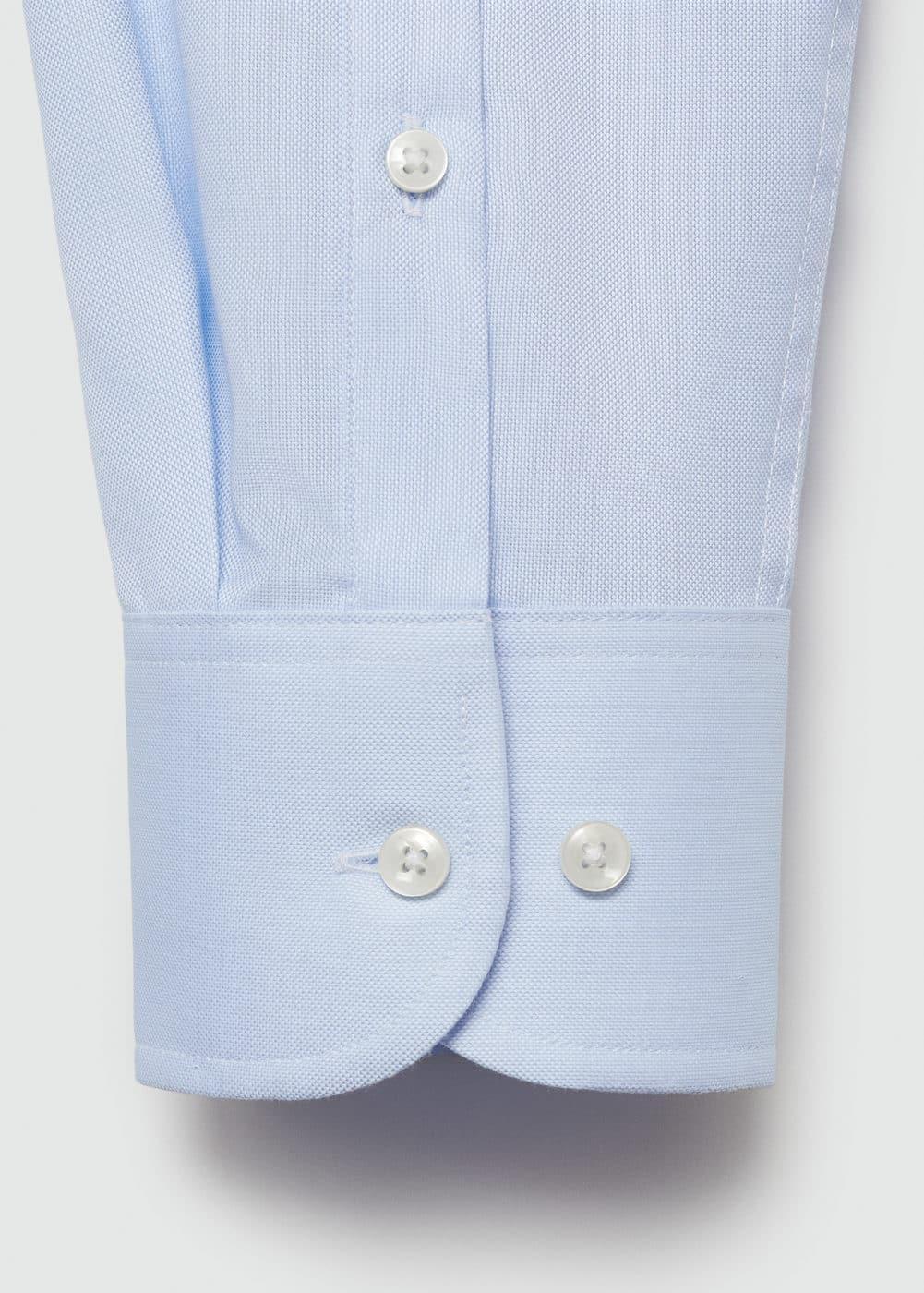 Slim fit structured suit shirt - Men | MANGO USA Product Image