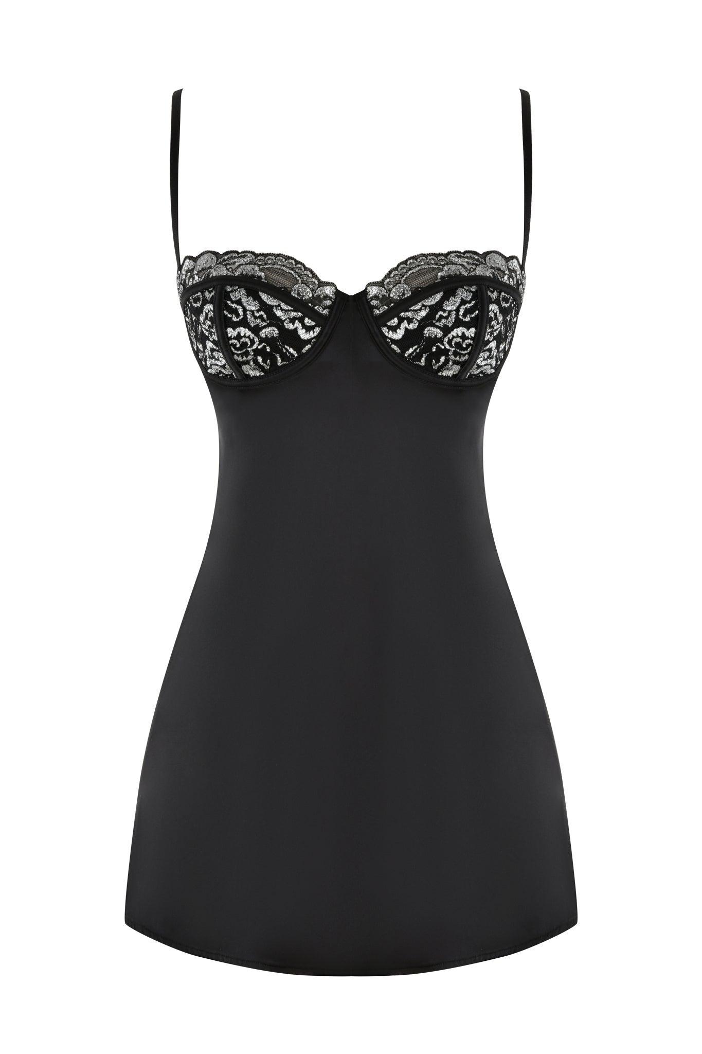 NYSSA MINI DRESS - BLACK Product Image