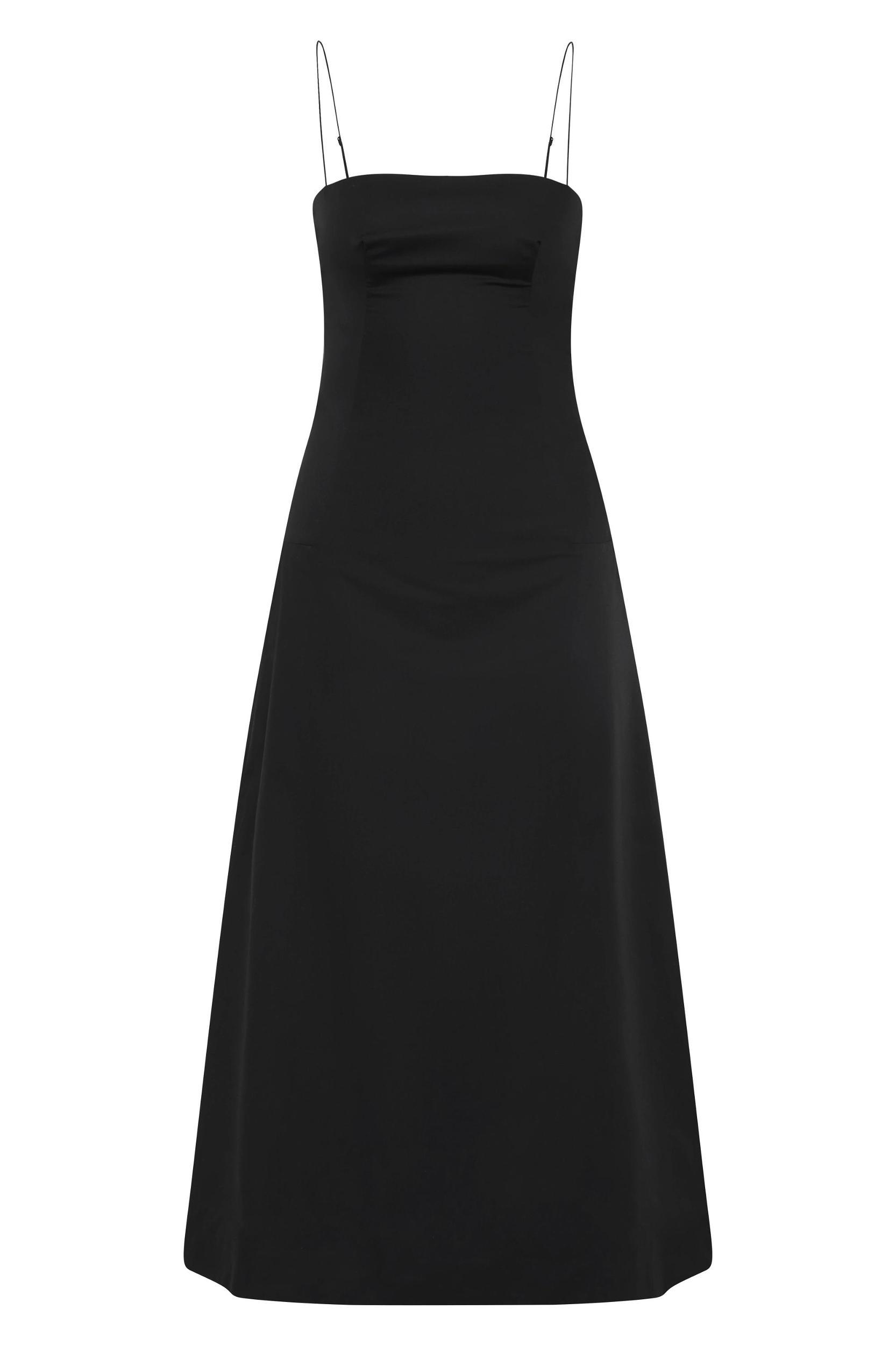 Ostano Midi Dress Black Product Image