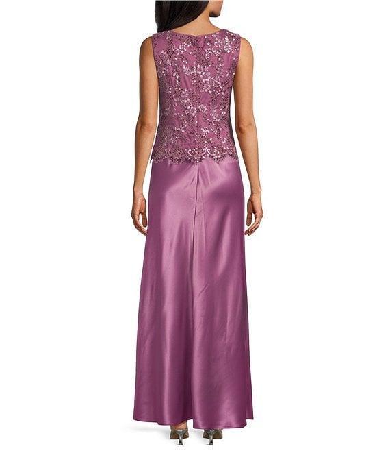 Alex Evenings Stretch Tulle Satin Jacket Dress Product Image
