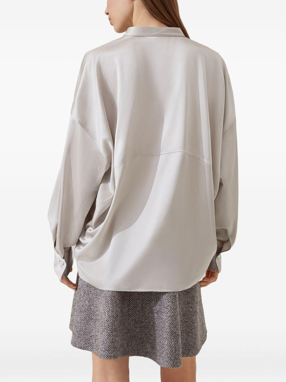 balloon-sleeve blouse Product Image