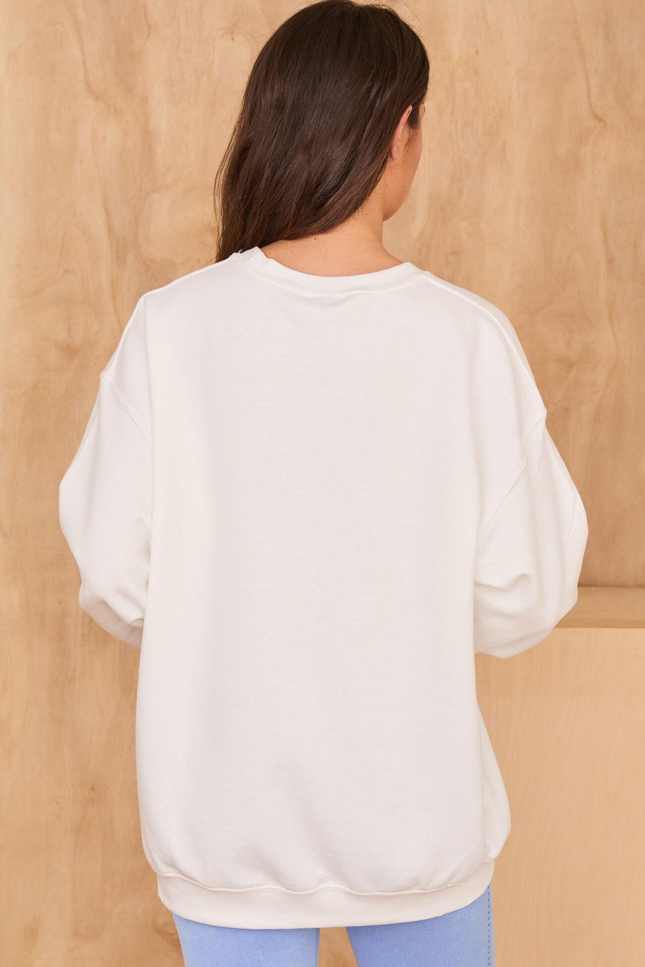 Seaside Embroidered Graphic Sweatshirt Product Image