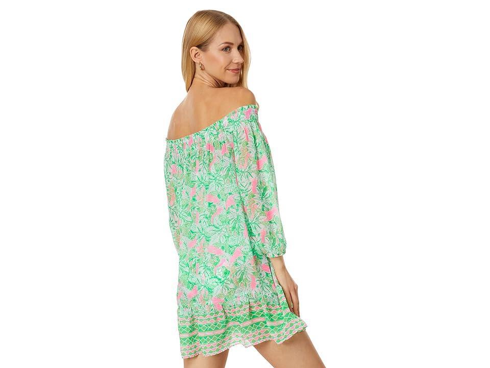 Lilly Pulitzer Maribeth Cover-Up (Botanical Just Wing It Engineered Coverup) Women's Swimwear Product Image