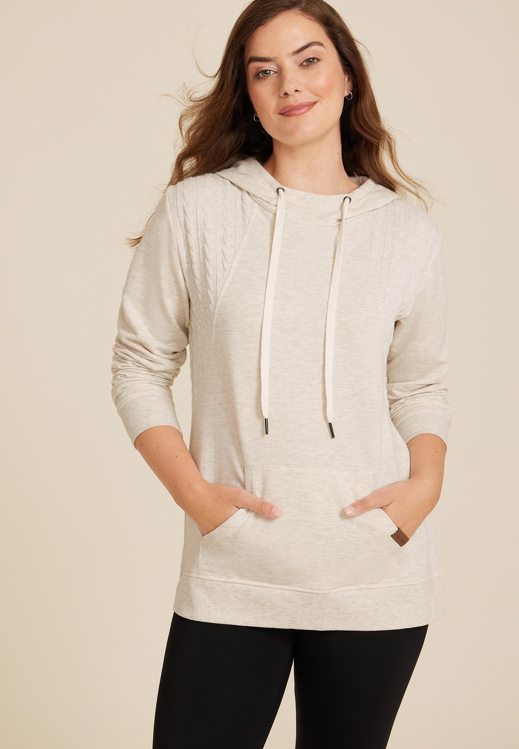 Maurices Womens Homeward Hoodie Gray Size X Small Product Image