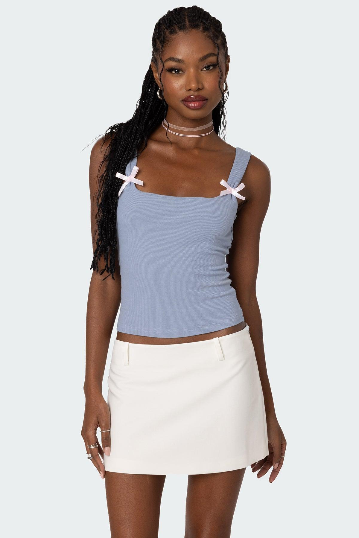 Lola Ribbed Tank Top Product Image