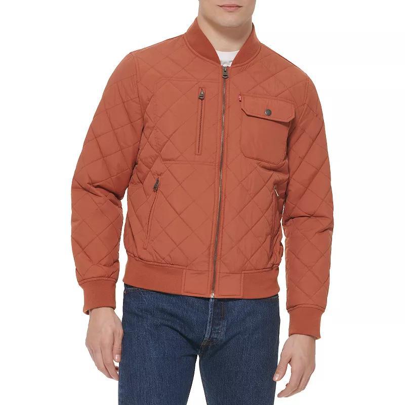 Men's Levi's® Diamond Quilted Jacket, Size: XL, Clay Product Image