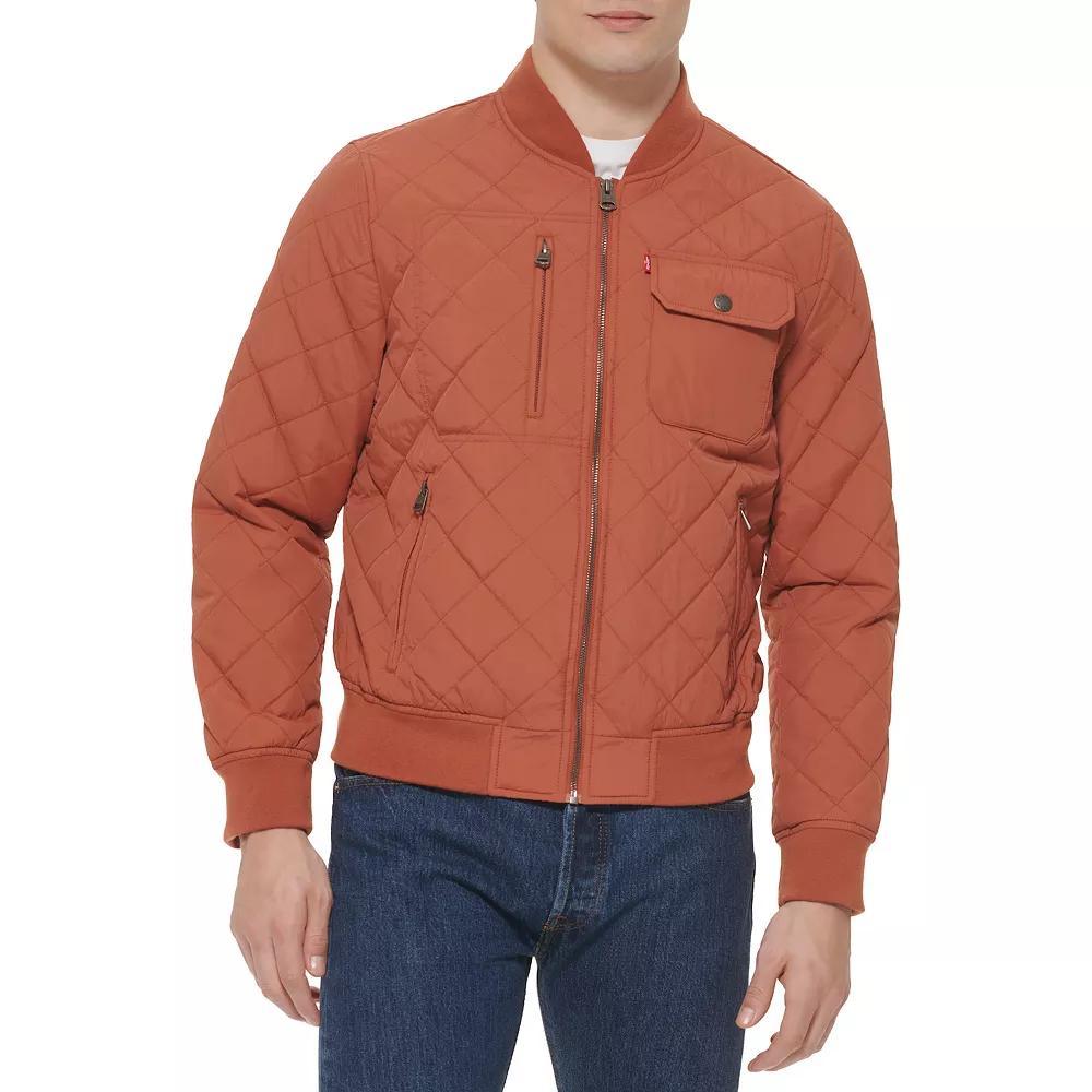 Men's Levi's® Diamond Quilted Jacket, Size: XL, Clay Product Image