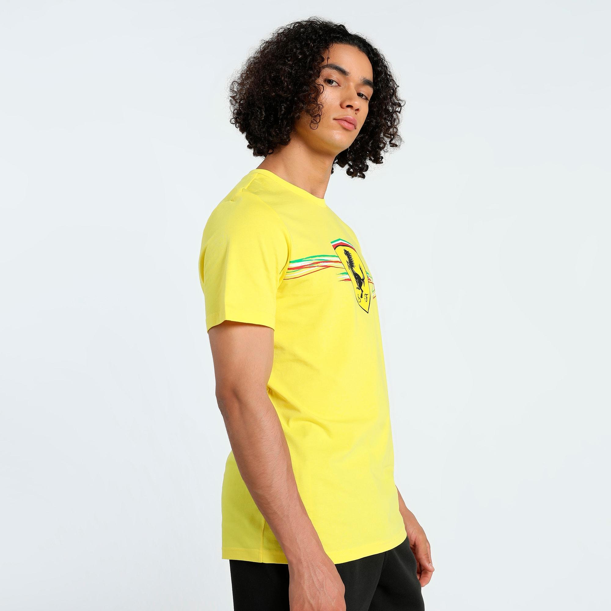 Scuderia Ferrari Race Big Shield Men's Tee Product Image