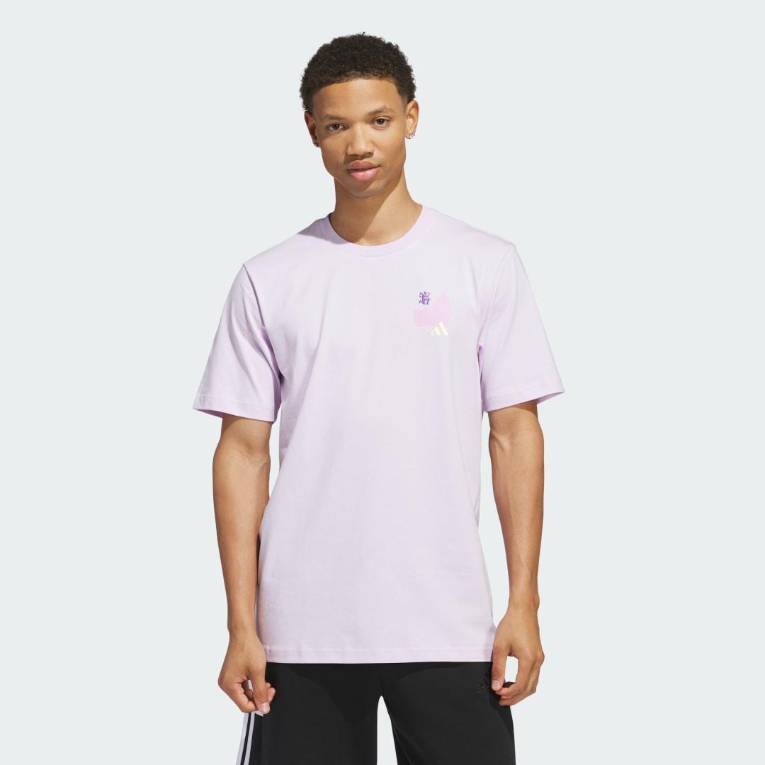 adidas Jet Set Camper Graphic Tee White 3XL Mens Product Image
