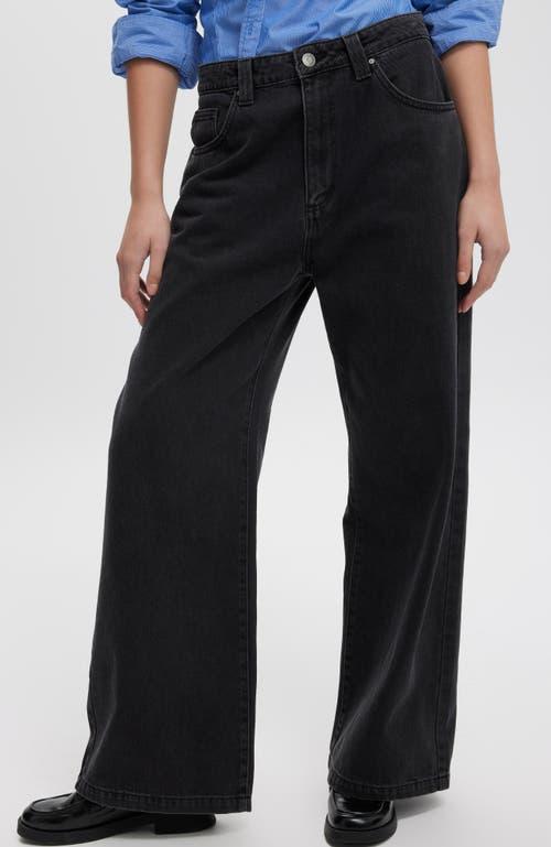 Cotton On Women's Low Super Baggy Jean in Graphite Black at Nordstrom, Size 18 Product Image