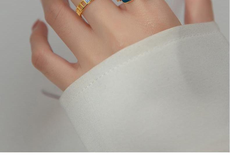 925 Sterling Silver Two Tone Ring Product Image