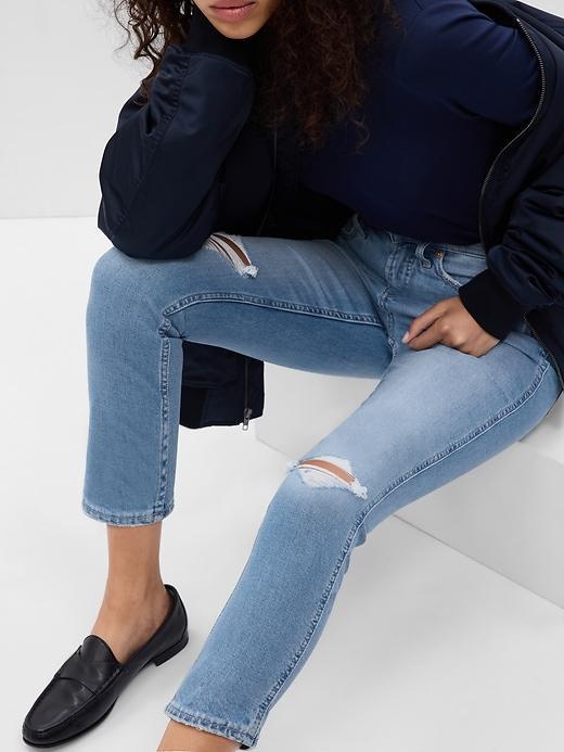 High Rise Vintage Slim Jeans Product Image