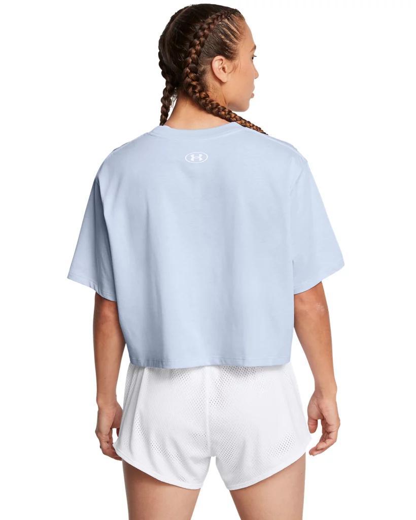 Women's UA Boxy Crop Branded Short Sleeve Product Image