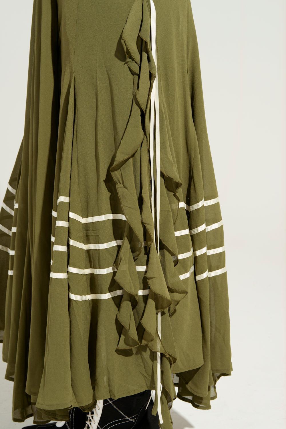 NO RISK NO FUN CHIFFON MAXI DRESS Product Image