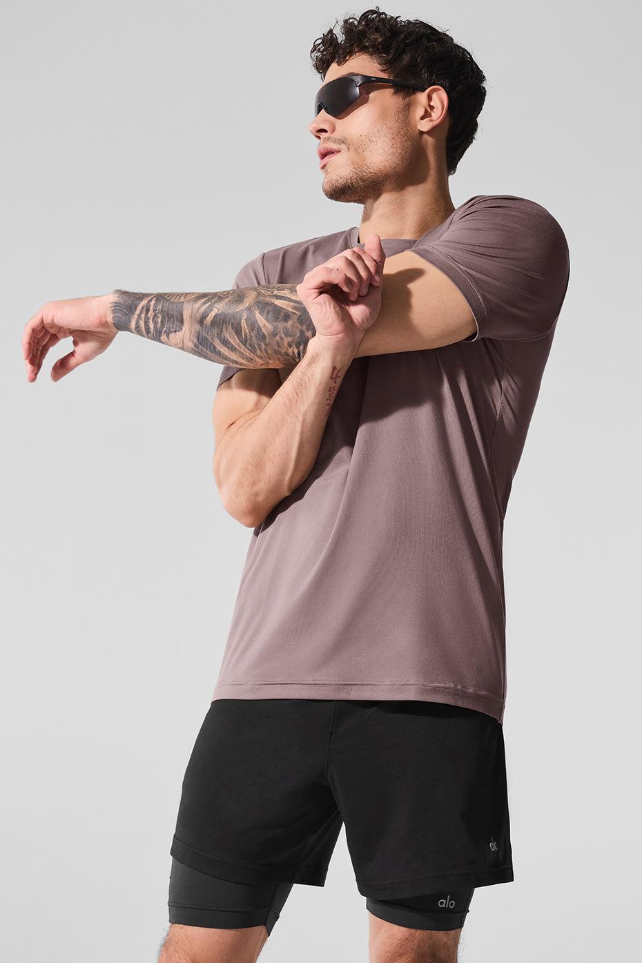 Conquer Reform Crewneck Short Sleeve - Mushroom Product Image