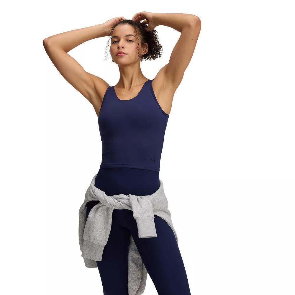 Women's Under Armour Motion Tank Top, Size: Medium, Black Navy Product Image