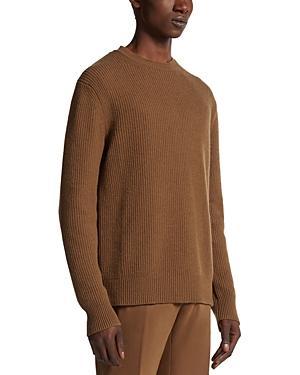 Zegna Foliage Melange Oasi Cashmere Crewneck Sweater Product Image