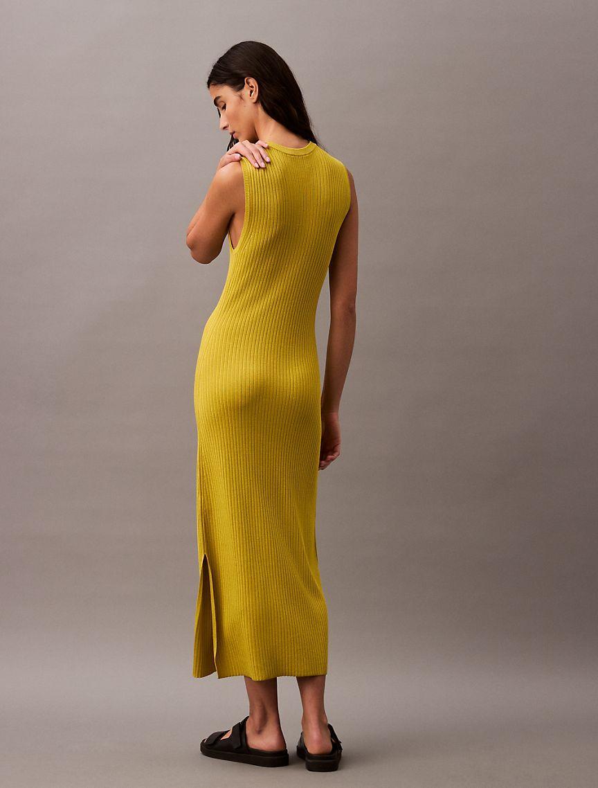 Viscose Ribbed Maxi Dress Product Image