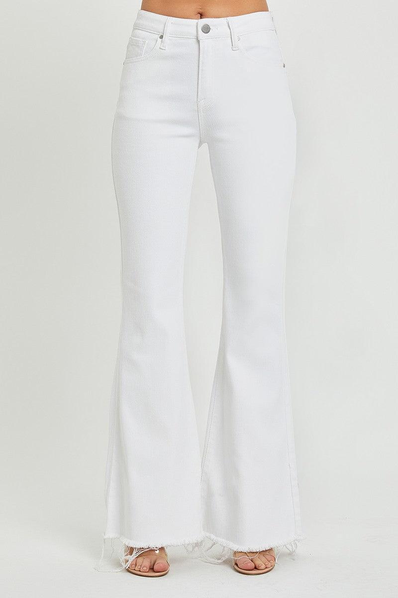 Mid Rise Flare Jeans Product Image