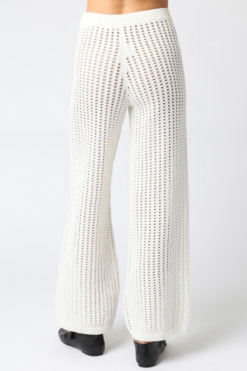 Joanie Crochet Pants | White Product Image