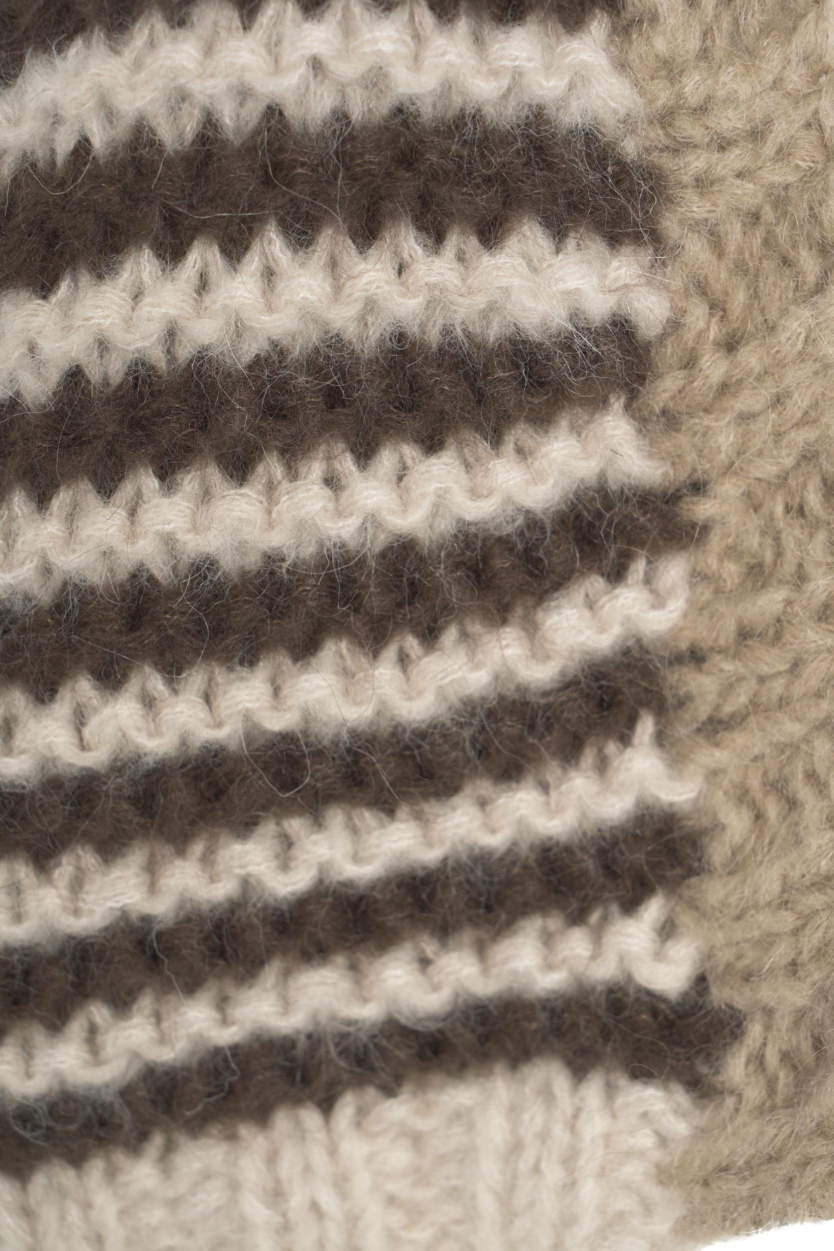 Striped mohair cardigan 'Luisa' Product Image
