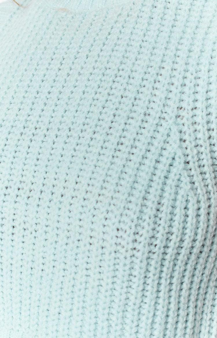 Snoh Pale Blue Knit Tank Product Image