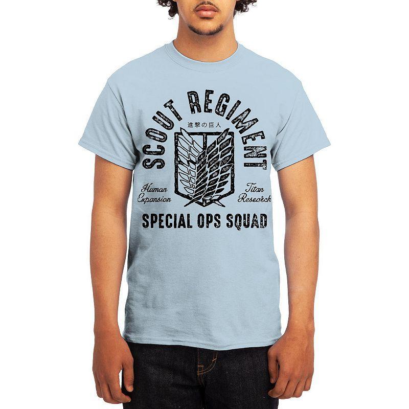 Men's Attack on Titan Eren & Titan Tee, Size: Medium, Red Product Image