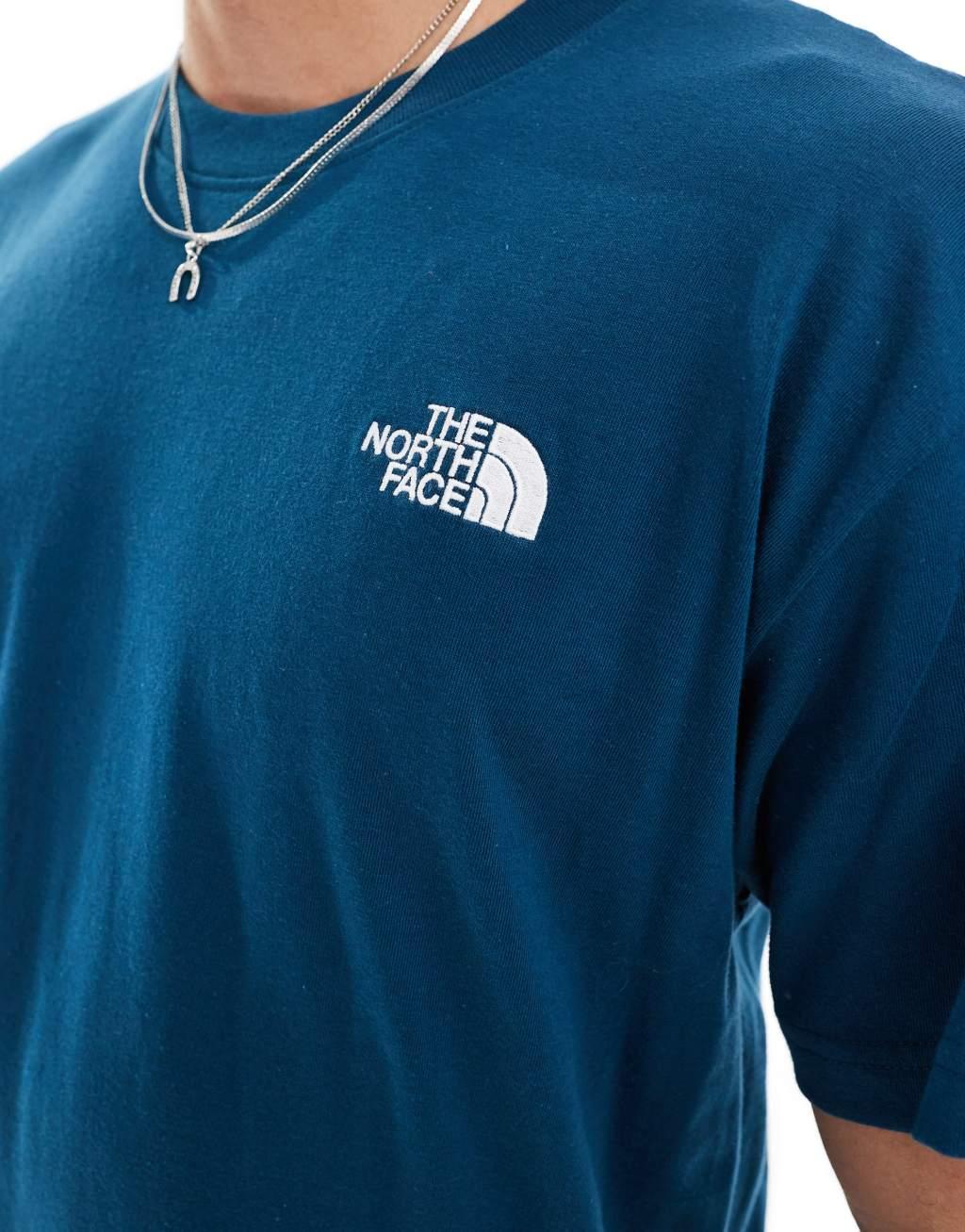 The North Face Evolution Box Fit T-shirt in blue Product Image