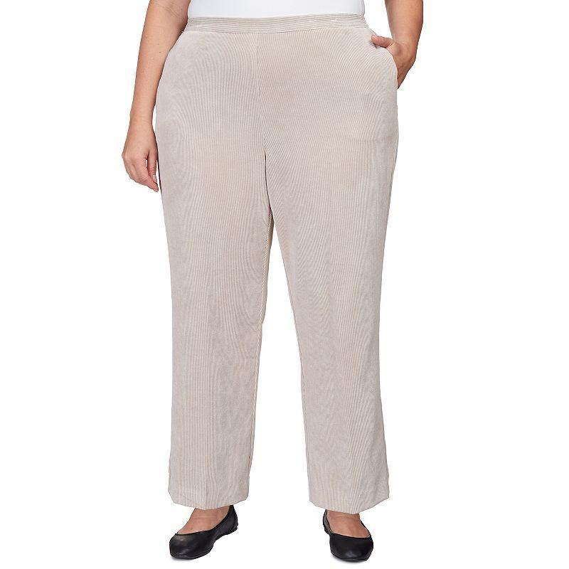 Alfred Dunner Plus Size St.Moritz Corduroy Regular Fit Average Length Pants Product Image